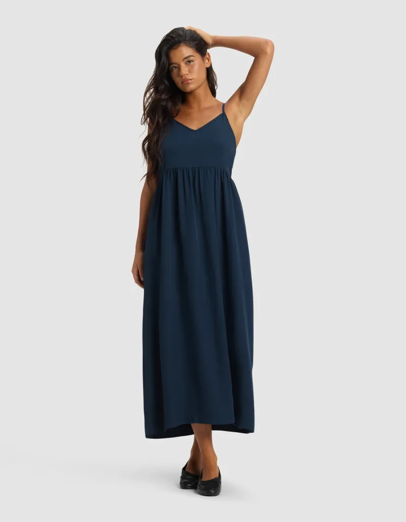 Damen Sunset Gathered Kleid