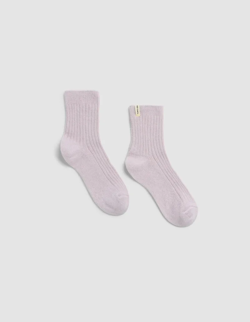 Women's Plush Lounge Quarter Sock