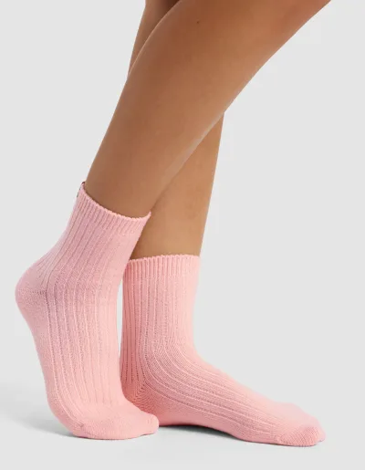 Women's Plush Lounge Quarter Sock 3-Pack