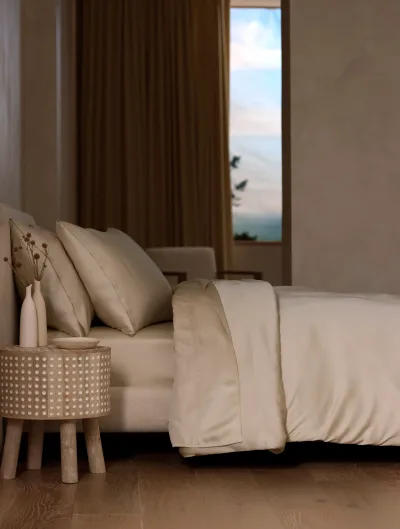 Parure de draps en bambou
